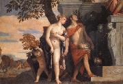 Paolo Veronese Venus and Mercury Present Eros and Anteros to Jupiter painting